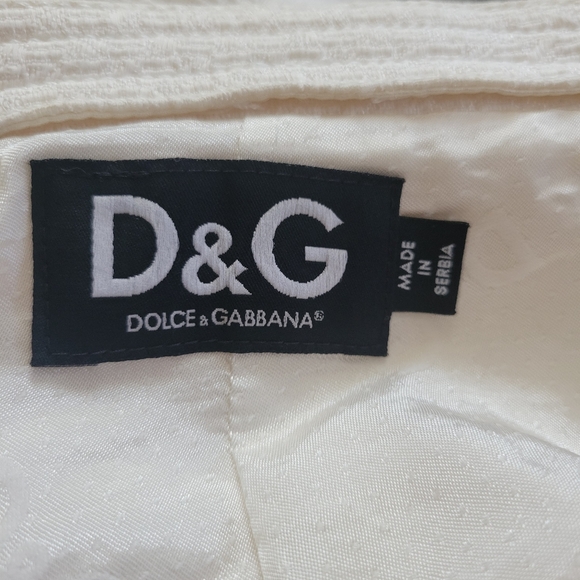 VINTAGE DOLCE AND GABBANA CROPPED BLAZER - Picture 7 of 14